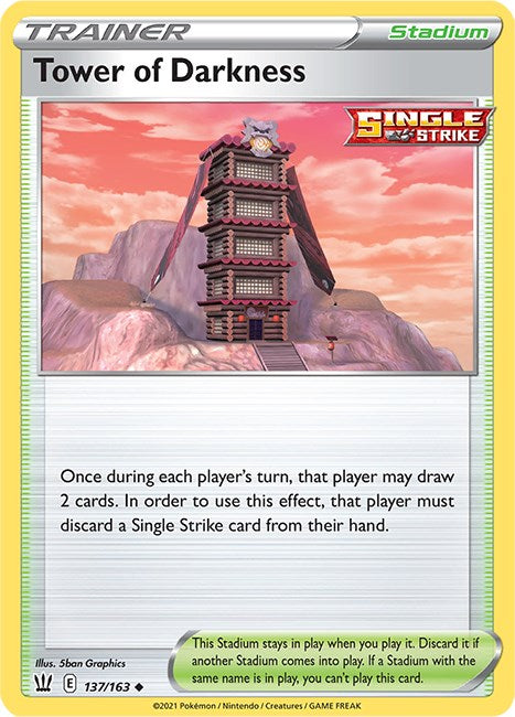 Tower of Darkness – SWSH05: Battle Styles (Pokemon)