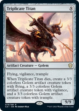 Triplicate Titan – Commander 2021 (Magic: The Gathering)