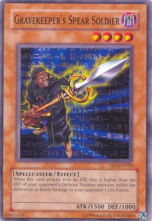 Gravekeeper's Spear Soldier – Dark Revelation Volume 1 (YuGiOh)