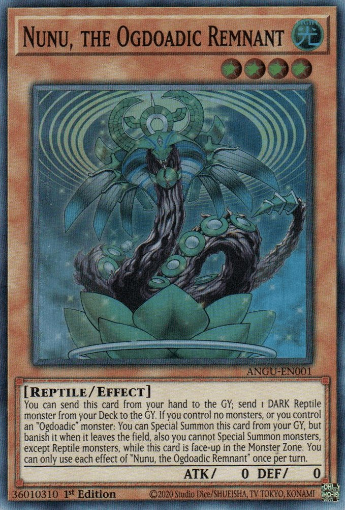 Nunu, the Ogdoadic Remnant – Ancient Guardians (YuGiOh)