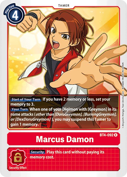 Marcus Damon – Great Legend (Digimon Card Game)