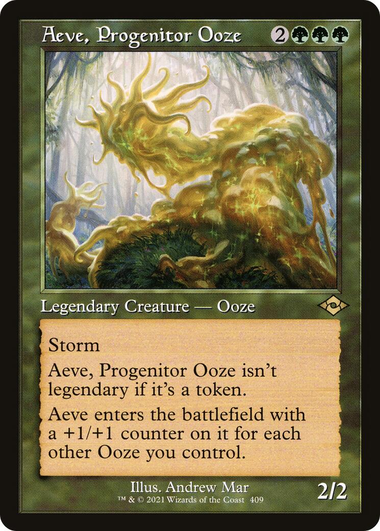 Aeve, Progenitor Ooze (Retro Frame) – Modern Horizons 2 (Magic: The Gathering)
