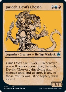 Farideh, Devil's Chosen (Showcase) – Adventures in the Forgotten Realms (Magic: The Gathering)
