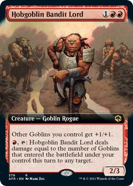 Hobgoblin Bandit Lord (Extended Art) – Adventures in the Forgotten Realms (Magic: The Gathering)