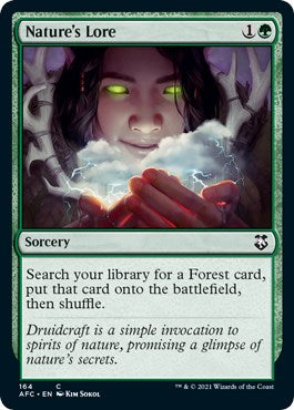 Nature's Lore – Commander: Adventures in the Forgotten Realms (Magic: The Gathering)