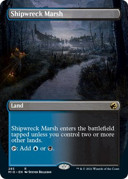 Shipwreck Marsh (Borderless) – Innistrad: Midnight Hunt (Magic: The Gathering)