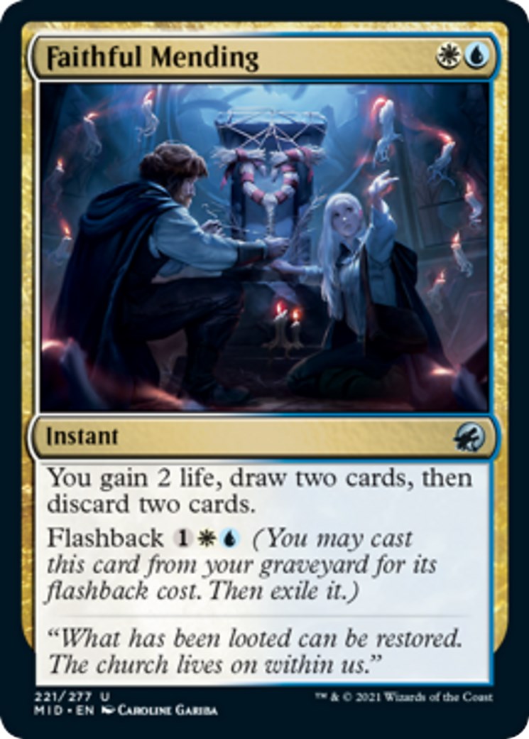 Faithful Mending – Innistrad: Midnight Hunt (Magic: The Gathering)
