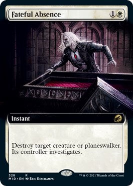 Fateful Absence (Extended Art) – Innistrad: Midnight Hunt (Magic: The Gathering)