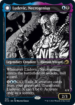 Ludevic, Necrogenius (Showcase) – Innistrad: Midnight Hunt (Magic: The Gathering)
