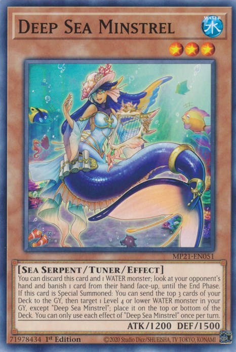 Deep Sea Minstrel – 2021 Tin of Ancient Battles (YuGiOh)