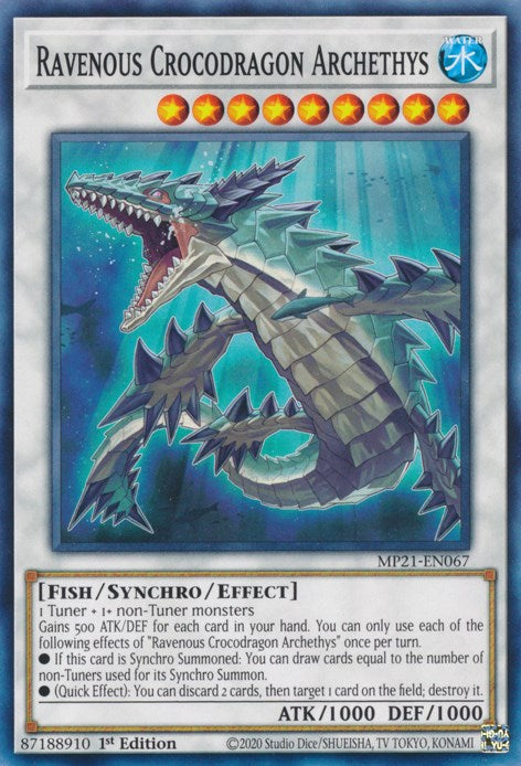 Ravenous Crocodragon Archethys – 2021 Tin of Ancient Battles (YuGiOh)