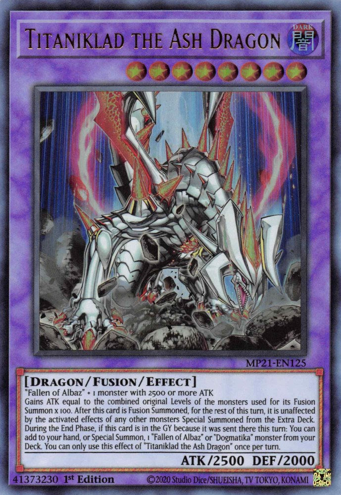 Titaniklad the Ash Dragon – 2021 Tin of Ancient Battles (YuGiOh)