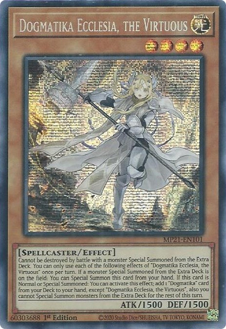 Dogmatika Ecclesia, the Virtuous – 2021 Tin of Ancient Battles (YuGiOh)