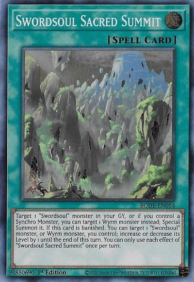 Swordsoul Sacred Summit – Burst of Destiny (YuGiOh)