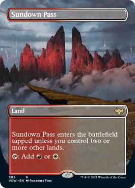 Sundown Pass (Borderless) – Innistrad: Crimson Vow (Magic: The Gathering)