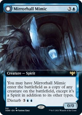 Mirrorhall Mimic (Extended Art) – Innistrad: Crimson Vow (Magic: The Gathering)