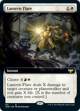 Lantern Flare (Extended Art) – Innistrad: Crimson Vow (Magic: The Gathering)