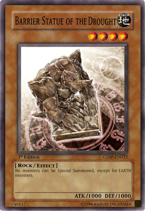 Barrier Statue of the Drought – Cyberdark Impact (YuGiOh)