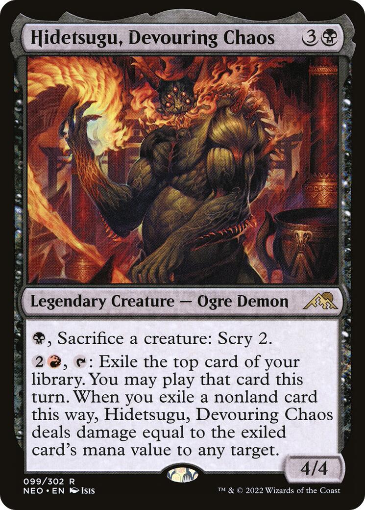 Hidetsugu, Devouring Chaos – Kamigawa: Neon Dynasty (Magic: The Gathering)