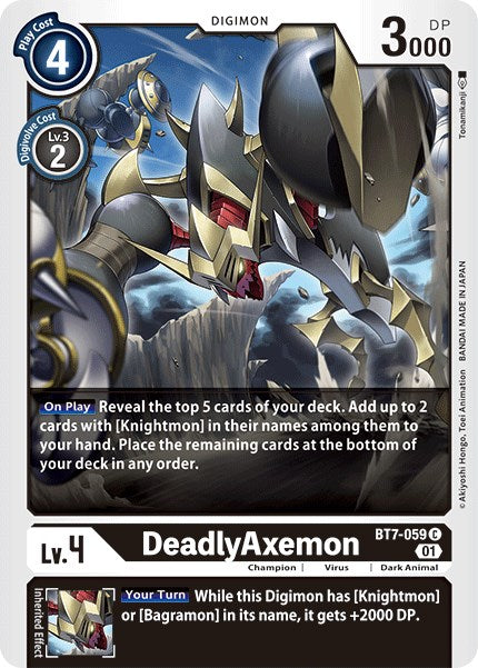 DeadlyAxemon – Next Adventure (Digimon Card Game)