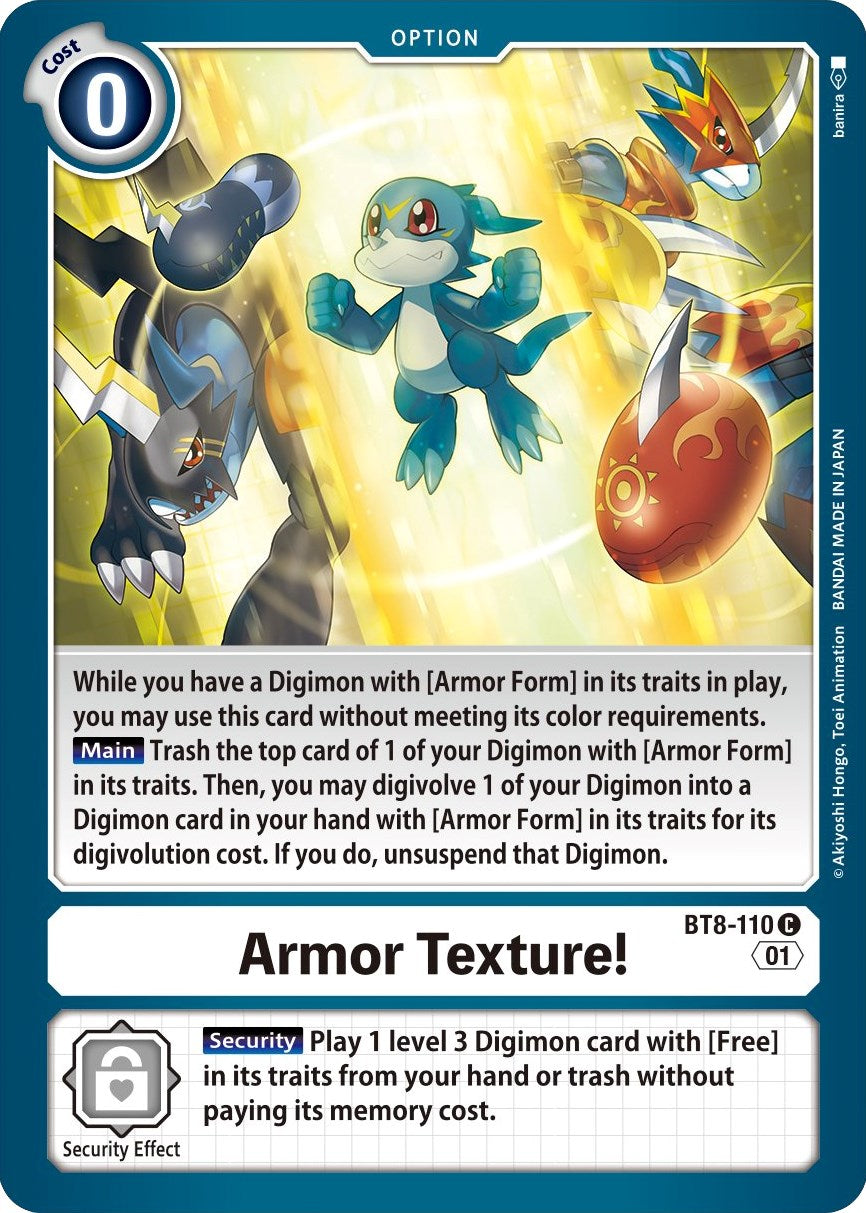 Armor Texture! – New Awakening (Digimon Card Game)
