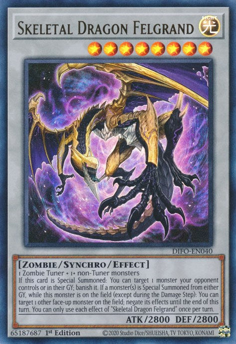 Skeletal Dragon Felgrand – Dimension Force (YuGiOh)