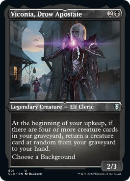 Viconia, Drow Apostate (Foil Etched) – Commander Legends: Battle for Baldur's Gate (Magic: The Gathering)