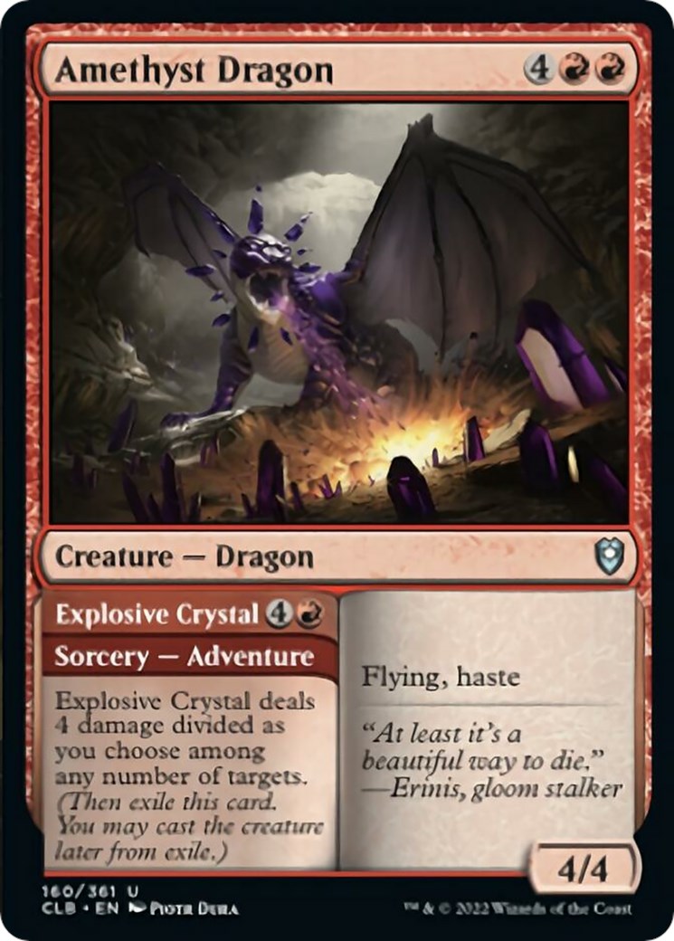 Amethyst Dragon – Commander Legends: Battle for Baldur's Gate (Magic: The Gathering)
