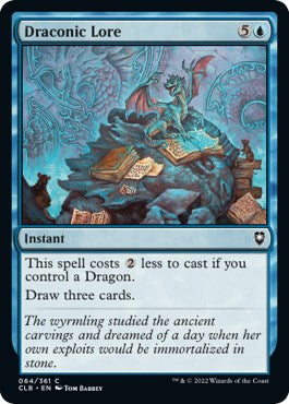 Draconic Lore – Commander Legends: Battle for Baldur's Gate (Magic: The Gathering)
