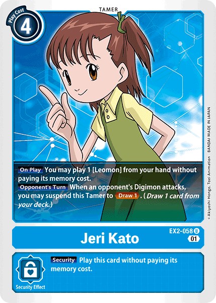 Jeri Kato – Digital Hazard (Digimon Card Game)