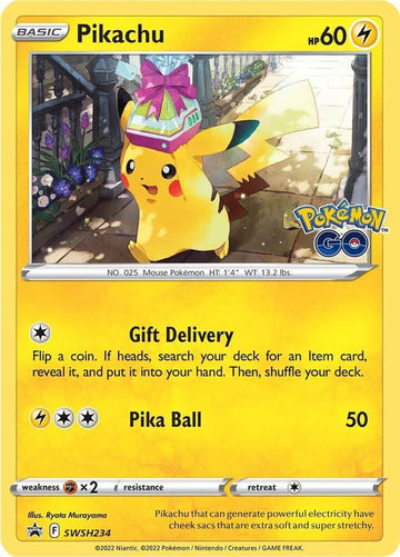 Pikachu - SWSH: Sword & Shield Promo Cards #SWSH234 - Holofoil - Near Mint