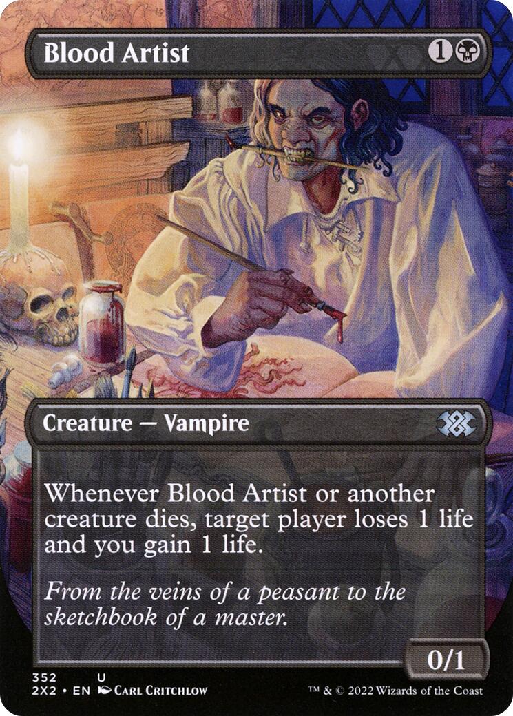 Blood Artist (Borderless) – Double Masters 2022 (Magic: The Gathering)