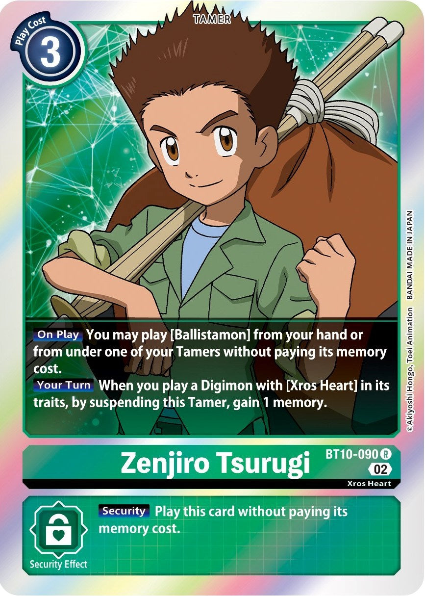 Zenjiro Tsurugi – Xros Encounter (Digimon Card Game)