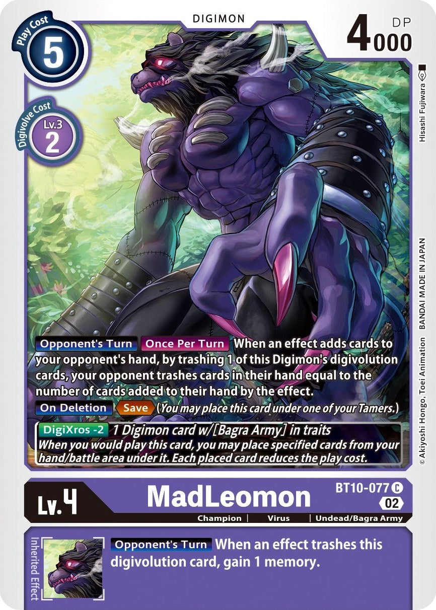 MadLeomon – Xros Encounter (Digimon Card Game)