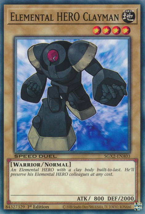 Elemental HERO Clayman – Speed Duel GX: Midterm Paradox (YuGiOh)