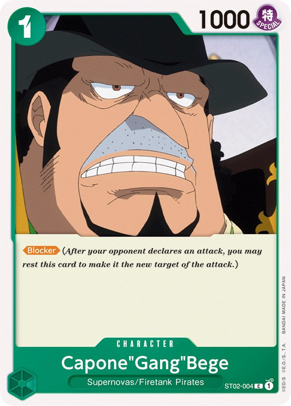 Capone"Gang"Bege – ST-02: Starter Deck 2 Worst Generation (One Piece Card Game)