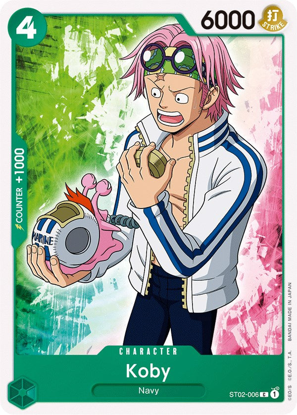 Koby – ST-02: Starter Deck 2 Worst Generation (One Piece Card Game)