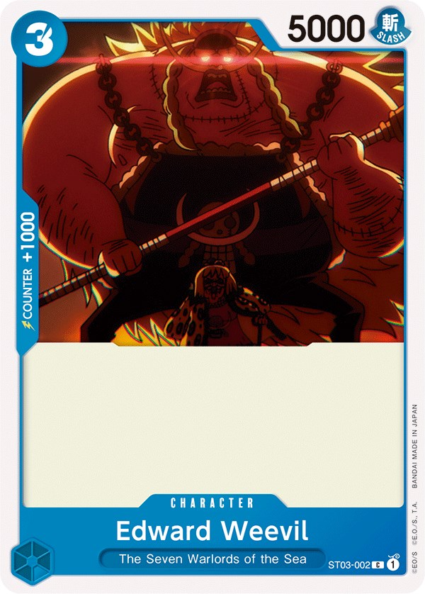 Edward Weevil – ST-03: Starter Deck 3 The Seven Warlords of The Sea (One Piece Card Game)