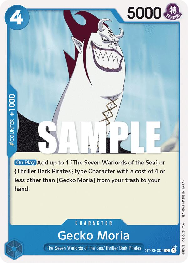 Gecko Moria – ST-03: Starter Deck 3 The Seven Warlords of The Sea (One Piece Card Game)