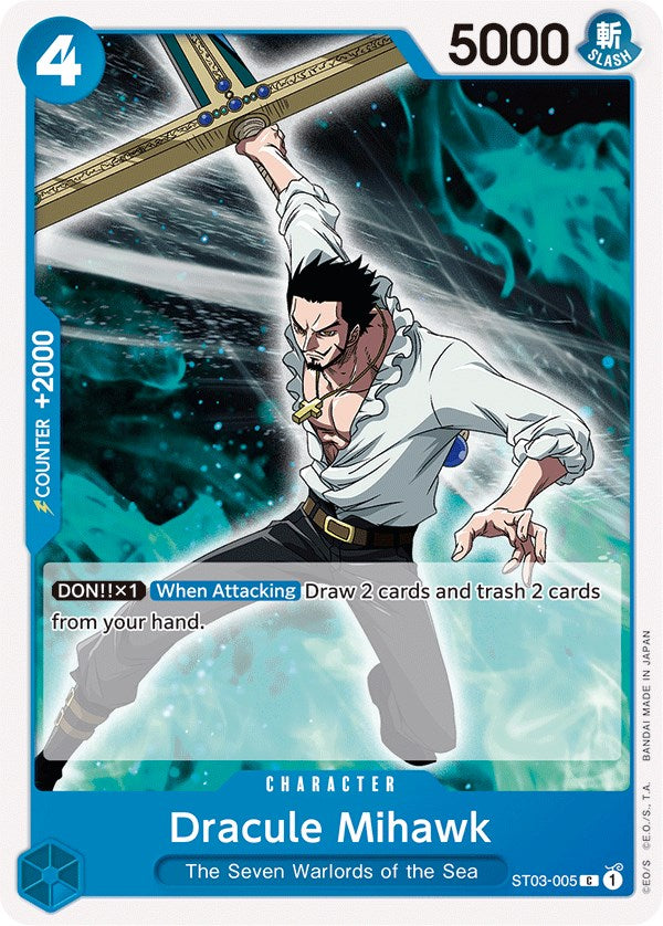Dracule Mihawk – ST-03: Starter Deck 3 The Seven Warlords of The Sea (One Piece Card Game)