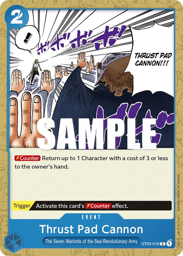 Thrust Pad Cannon – ST-03: Starter Deck 3 The Seven Warlords of The Sea (One Piece Card Game)