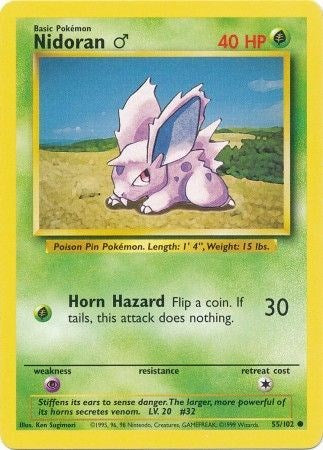 Nidoran M – Base Set (Pokemon)