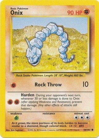 Onix – Base Set (Pokemon)