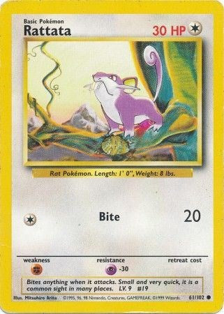 Rattata – Base Set (Pokemon)