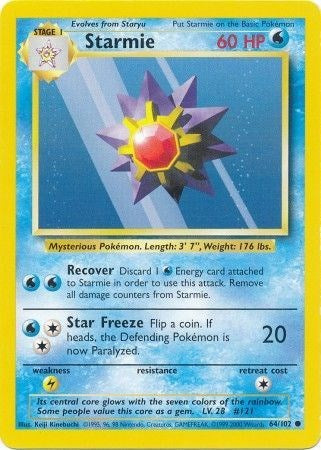 Starmie – Base Set (Pokemon)