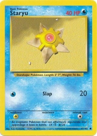 Staryu – Base Set (Pokemon)