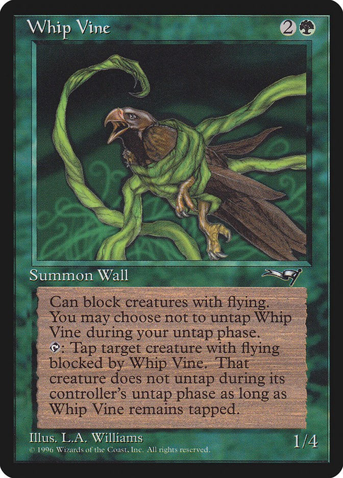 Whip Vine (Ensnared Bird) – Alliances (Magic: The Gathering)