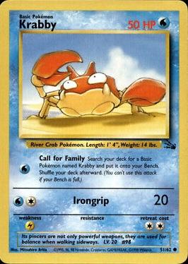 Krabby – Fossil (Pokemon)