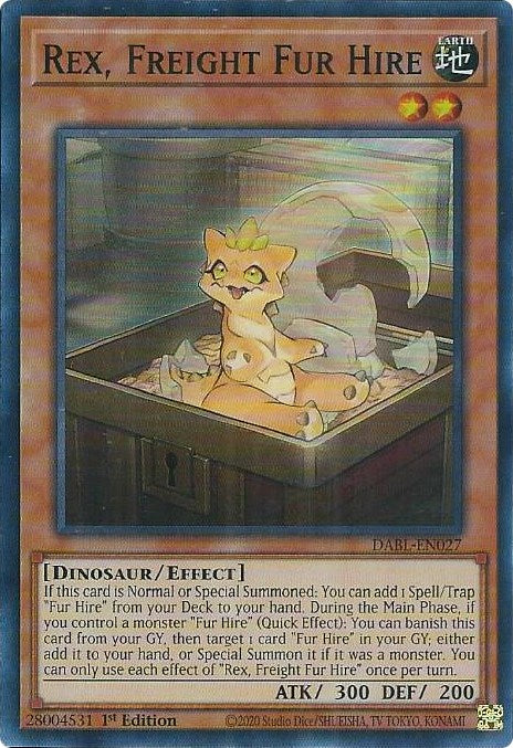 Rex, Freight Fur Hire – Darkwing Blast (YuGiOh)