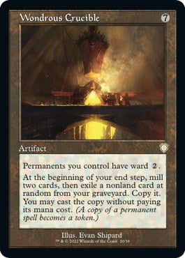Wondrous Crucible (Retro Frame) – Commander: The Brothers' War (Magic: The Gathering)